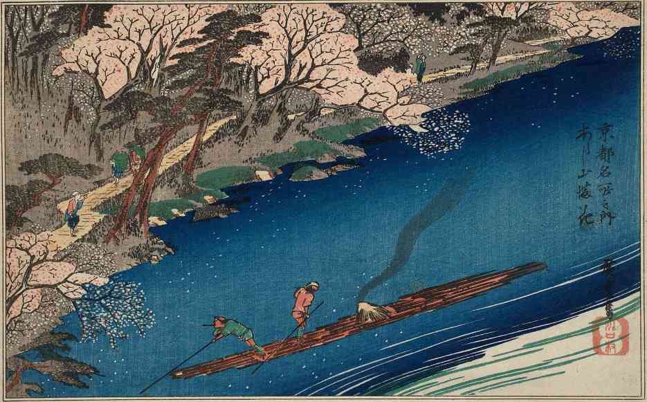 春樱与浮世绘：江户时代名所绘与美人画中的花之盛宴 - 新火设计艺术资讯