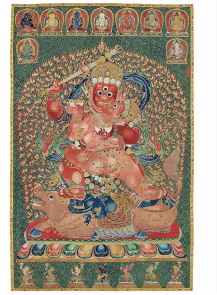 刘益谦以3.5亿港元竞得“永乐御制红阎摩